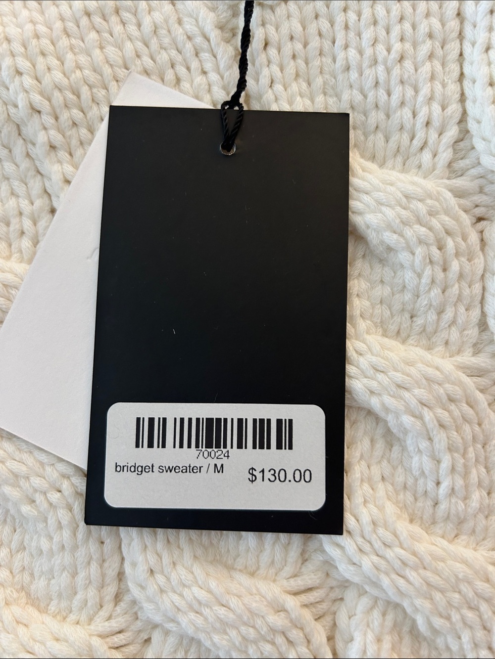 En Saison Bridget Crewneck Sweater in Cream